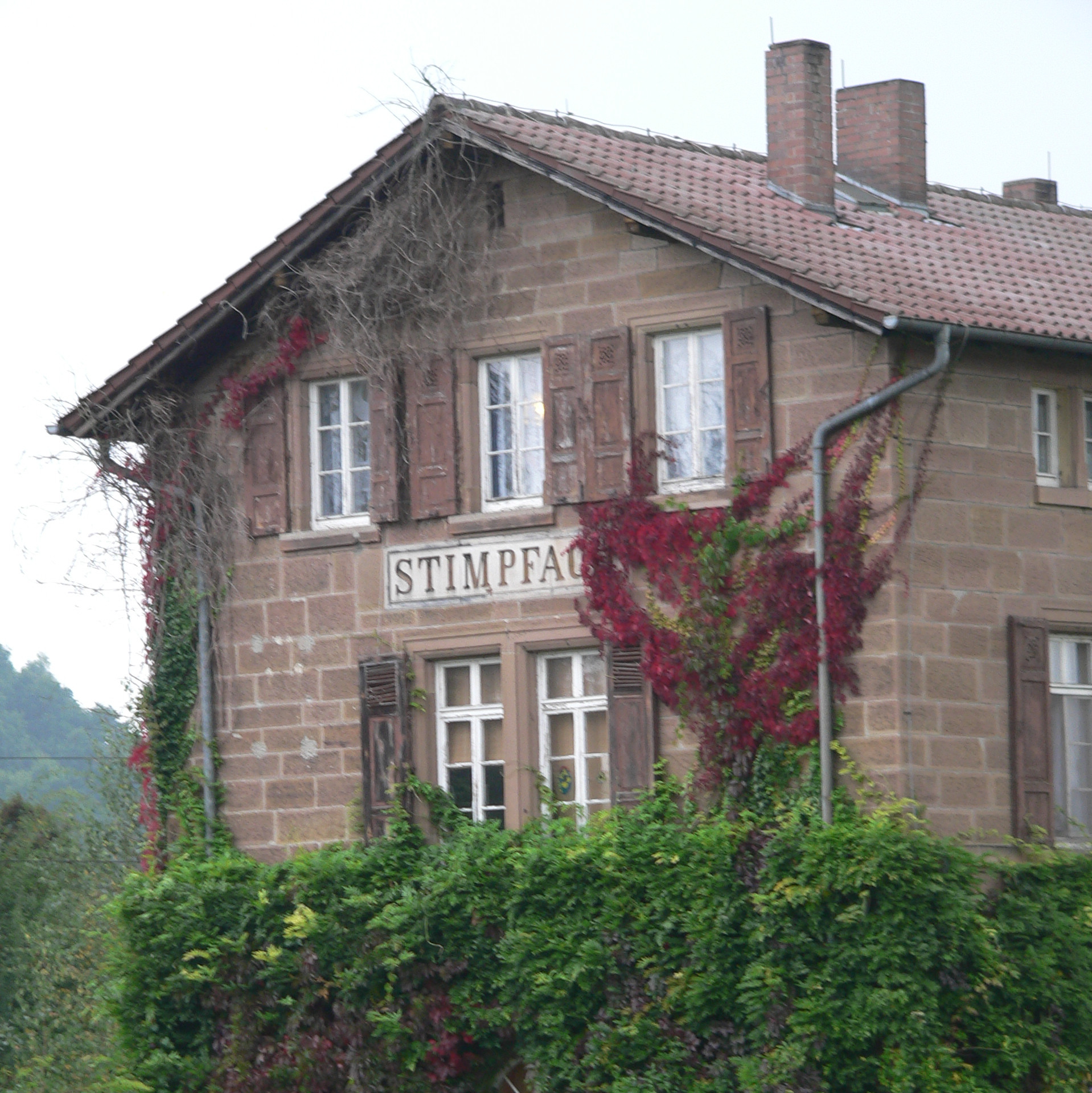 altes Bahnhofsgebäude Stimpfach